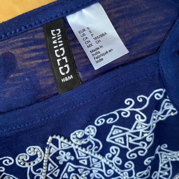 H&M blue tank top - Picture 3 of 3